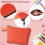 3-Pack Canvas Zipper Pouch–Toiletry & DIY Craft Bags - Image 3