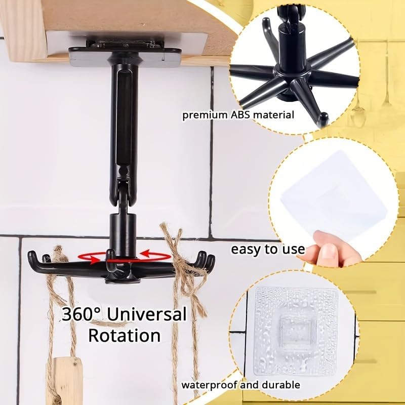 Adjustable Storage Hook – 360° Rotating - Image 10