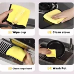 Microfiber Coral velvet Towels for Cleaning - Image 4