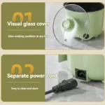 Mini Electric Cooker – Non-Stick Pot (Multi-Functional Quick Cooker) - Image 11