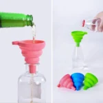 Silicone Collapsible Folding Funnel-Transfering Liquid & Powder - Image 6