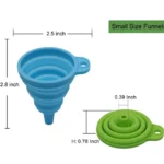 Silicone Collapsible Folding Funnel-Transfering Liquid & Powder - Image 9