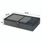 Underbed Storage Organizer with Clear Top - Image 3