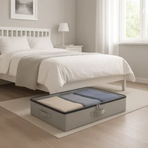 Underbed Storage Organizer with Clear Top