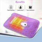 Velvet Electric Hot Water Bag with Cover - Image 5