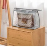 Clear Handbag Storage Organizer with Zipper - Image 6