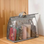 Clear Handbag Storage Organizer with Zipper - Image 5